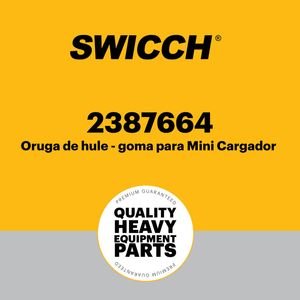 Oruga de hule - goma para Mini Cargador