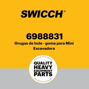 Orugas de hule - goma para Mini Excavadora