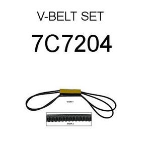 Bandas para motor de equipo Caterpillar®