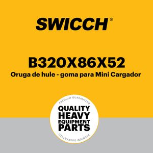 Oruga de hule - goma para Mini Cargador