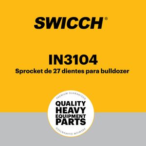 Sprocket de 27 dientes para bulldozer