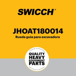 Rueda guía para excavadora