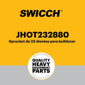 Sprocket de 23 dientes para bulldozer