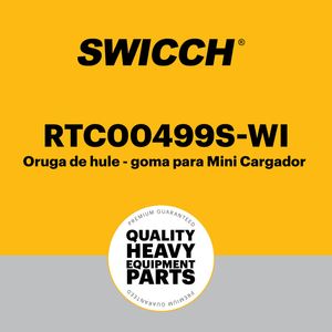 Oruga de hule - goma para Mini Cargador