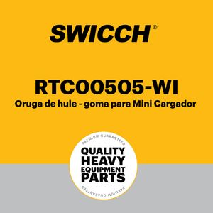 Oruga de hule - goma para Mini Cargador