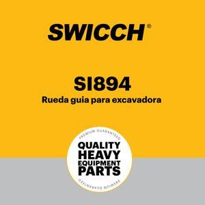 Rueda guía para excavadora
