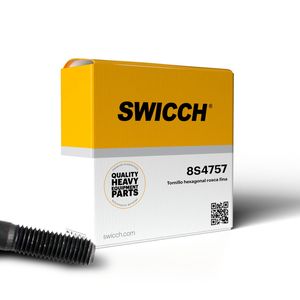 Tornillo hexagonal rosca fina