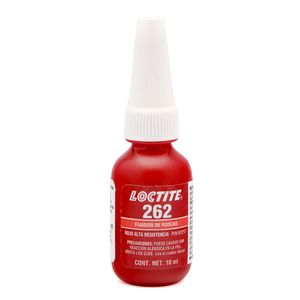262TM Fijador de Roscas, Resistencia Alta Botella 10 ml