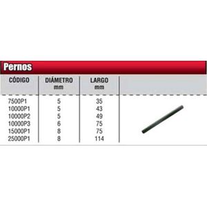 Perno 49 Mm para Dado de Impacto 1"