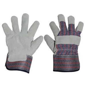 Guantes Unitalla de Carnaza y Loneta