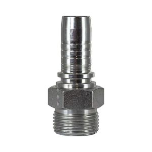 Macho recto ORFS, asiento plano rosca 1 1/4"