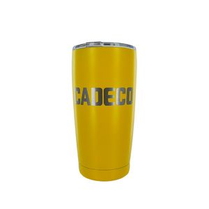 Vaso Inoxidable "Cadeco" de 20 oz color Amarillo
