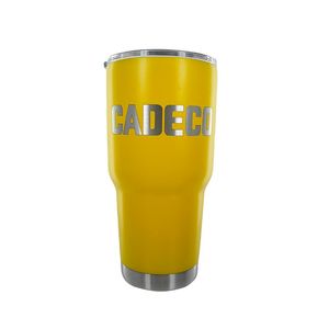 Vaso Inoxidable "Cadeco" de 30 oz color Amarillo