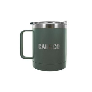 Taza Inoxidable "Cadeco" de 12 oz color Gris