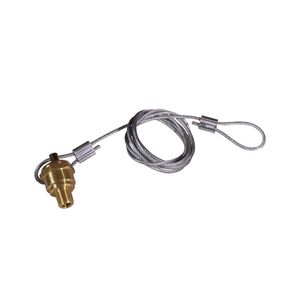 Válvula de drenado con cable - 1/4" NPT macho
