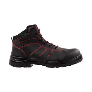 Calzado de seguridad industrial modelo Plexus negro Talla 31 corte Plexofibra acabado liso