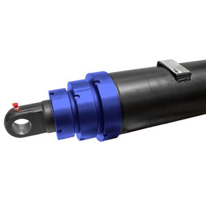Cilindro hidráulico telescópico de 3 secciones marca FCR® capacidad 7 m³